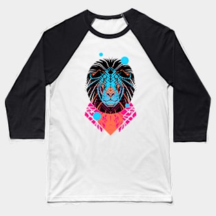 Cyber Lion Baseball T-Shirt